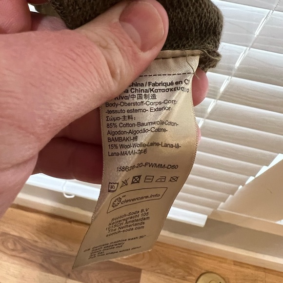 Scotch &‎ Soda Wool Blend Shirt - NWT - S - Picture 6 of 6